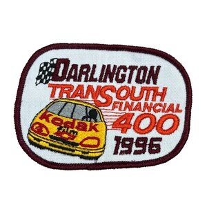 Vintage Darlington Transouth Financial 400 Kodak Film Racing Patch 1996